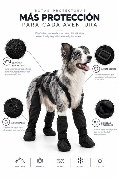 Zapatos Antideslizantes para Perro